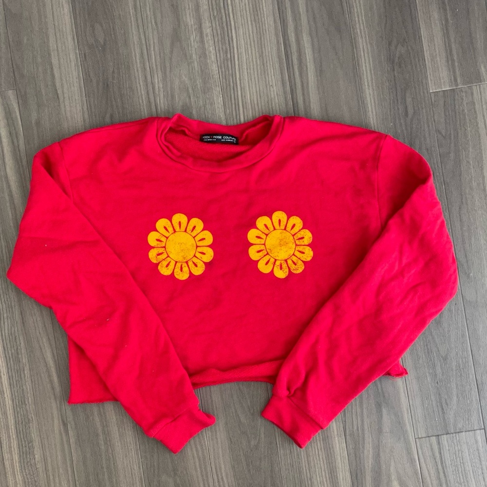 Crop top sweater